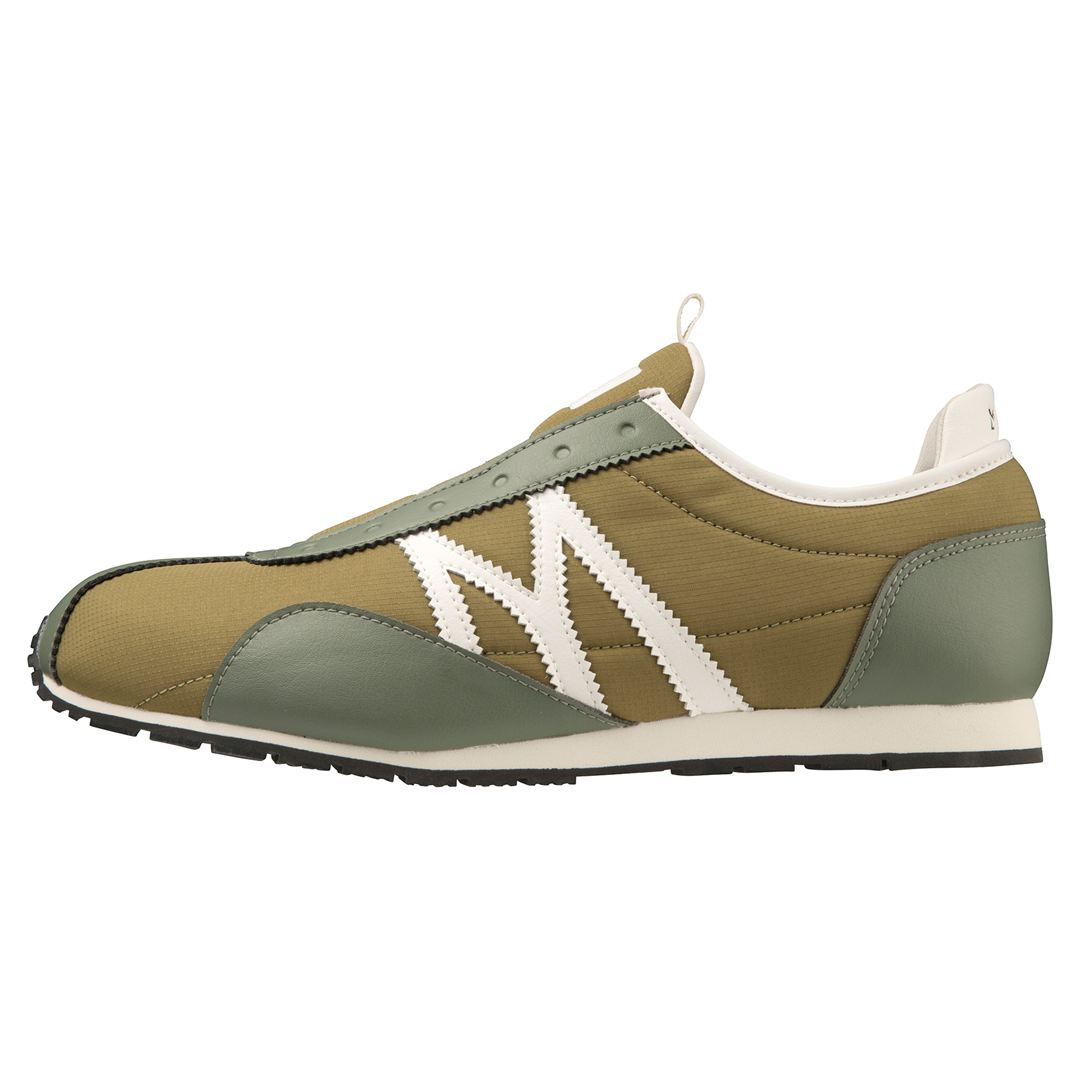 MLC-00 SLIP-ON WP(防水) オリーブ×ホワイト 22.5