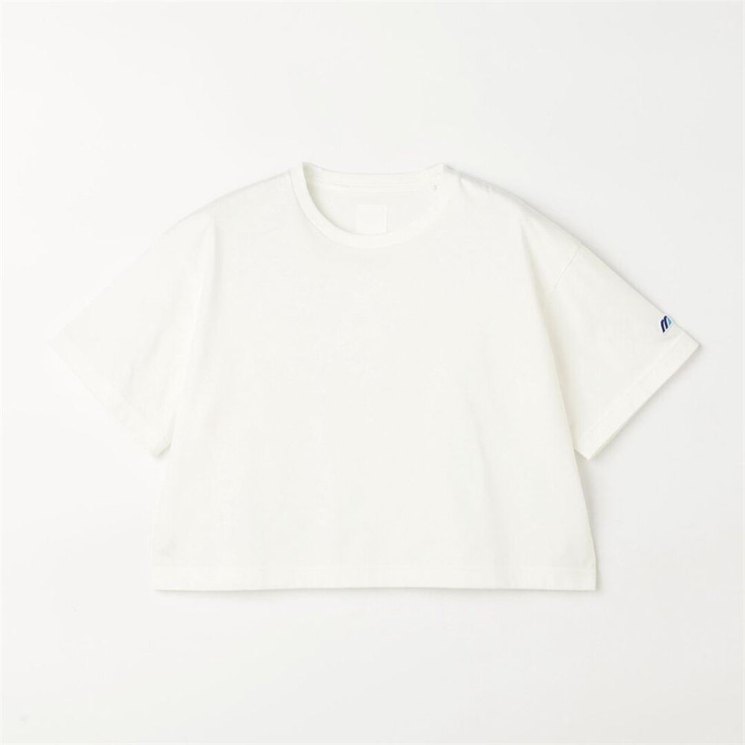 【ミズノ直営限定】モノグラムM クロップド半袖Tシャツ ホワイト XL