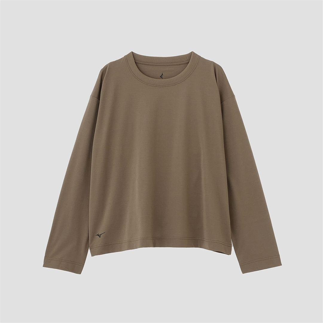 【MARGARET HOWELL】ハイゲージ鹿子ロングスリーブTシャツ DK.ストーン 2