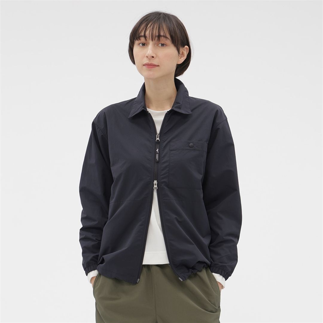 【MARGARET HOWELL】タスランナイロンシャツ DK.ネイビー 1