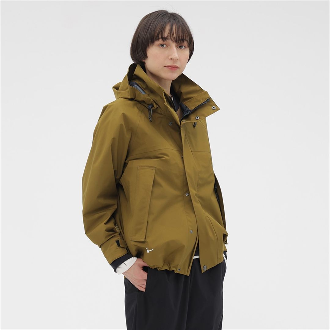 【MARGARET HOWELL】MIZUNO GORETEX JACKET マスタード 1