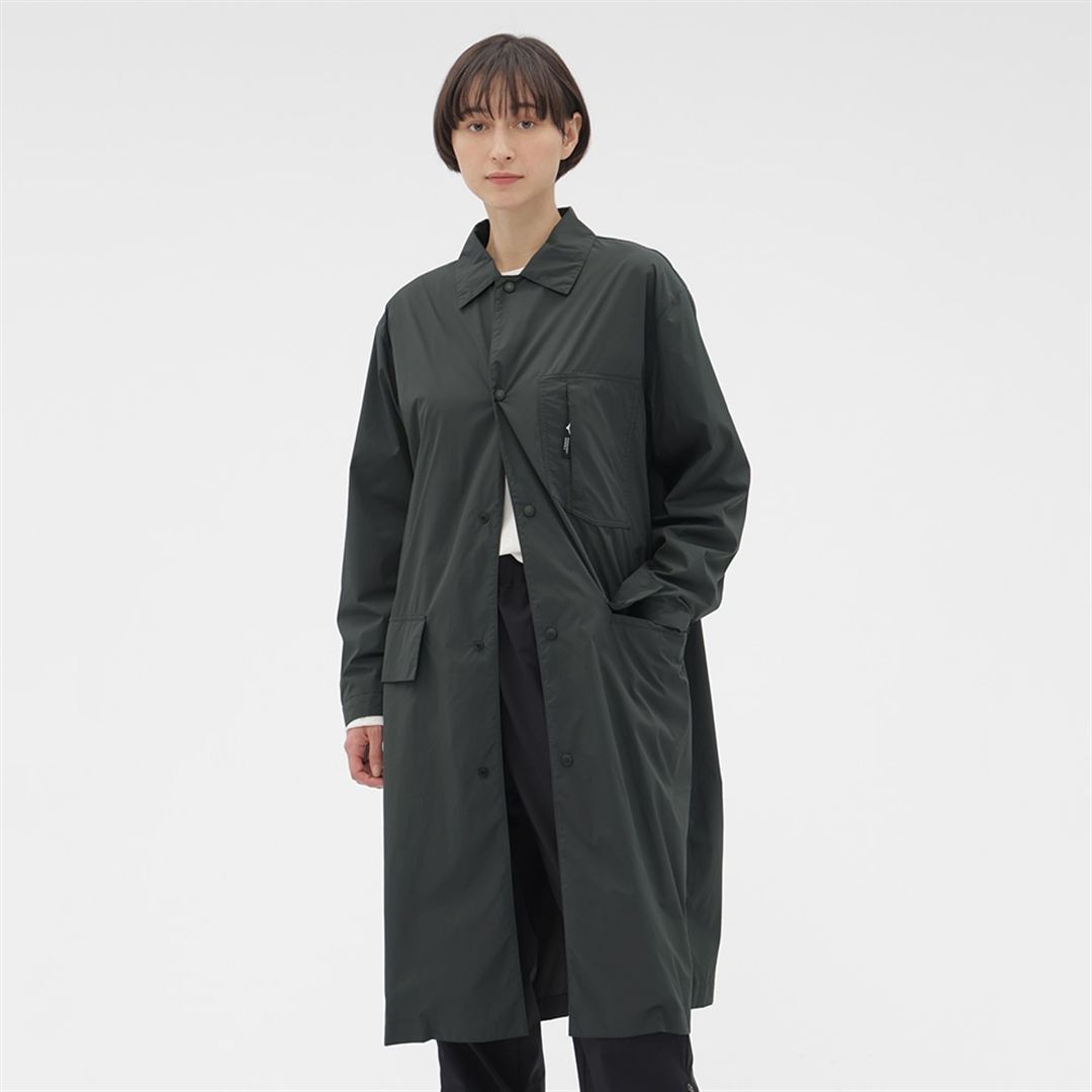 【MARGARET HOWELL】タスランナイロンリップコート DK.モス 1