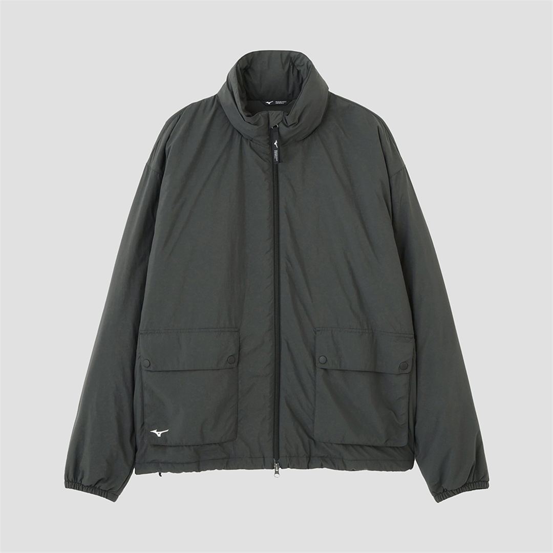 【MARGARET HOWELL】ウォーターリパレントタスランナイロンブルゾン DK.チャコール L