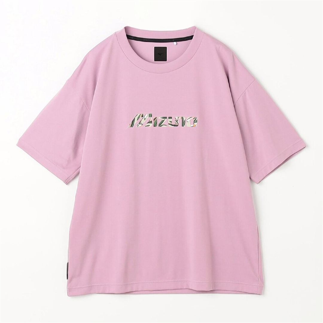 リサイクルグラフィックTシャツ オーキッドパープル XS