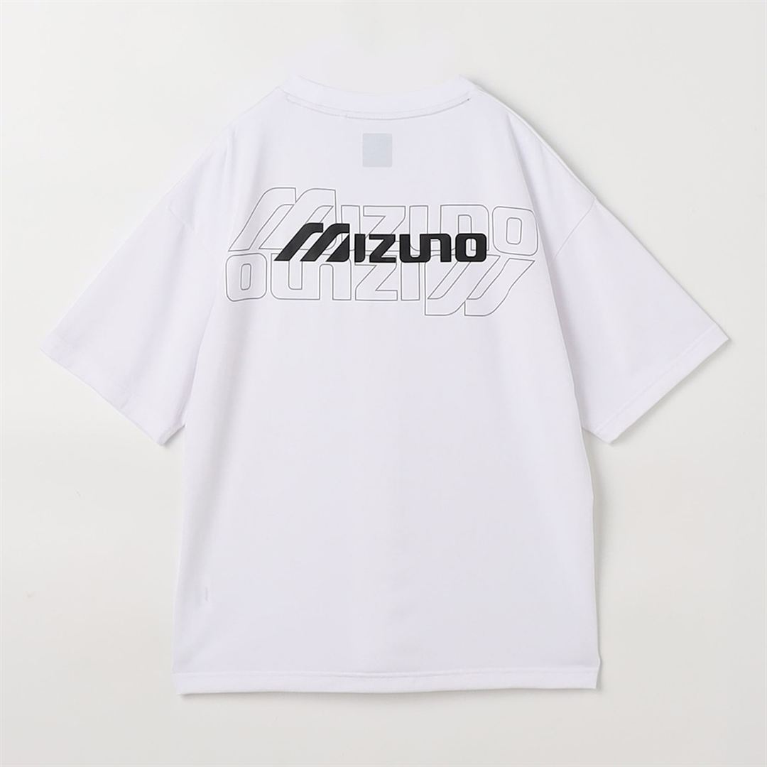 【ミズノ直営限定】リサイクルグラフィックTシャツ ホワイト XL