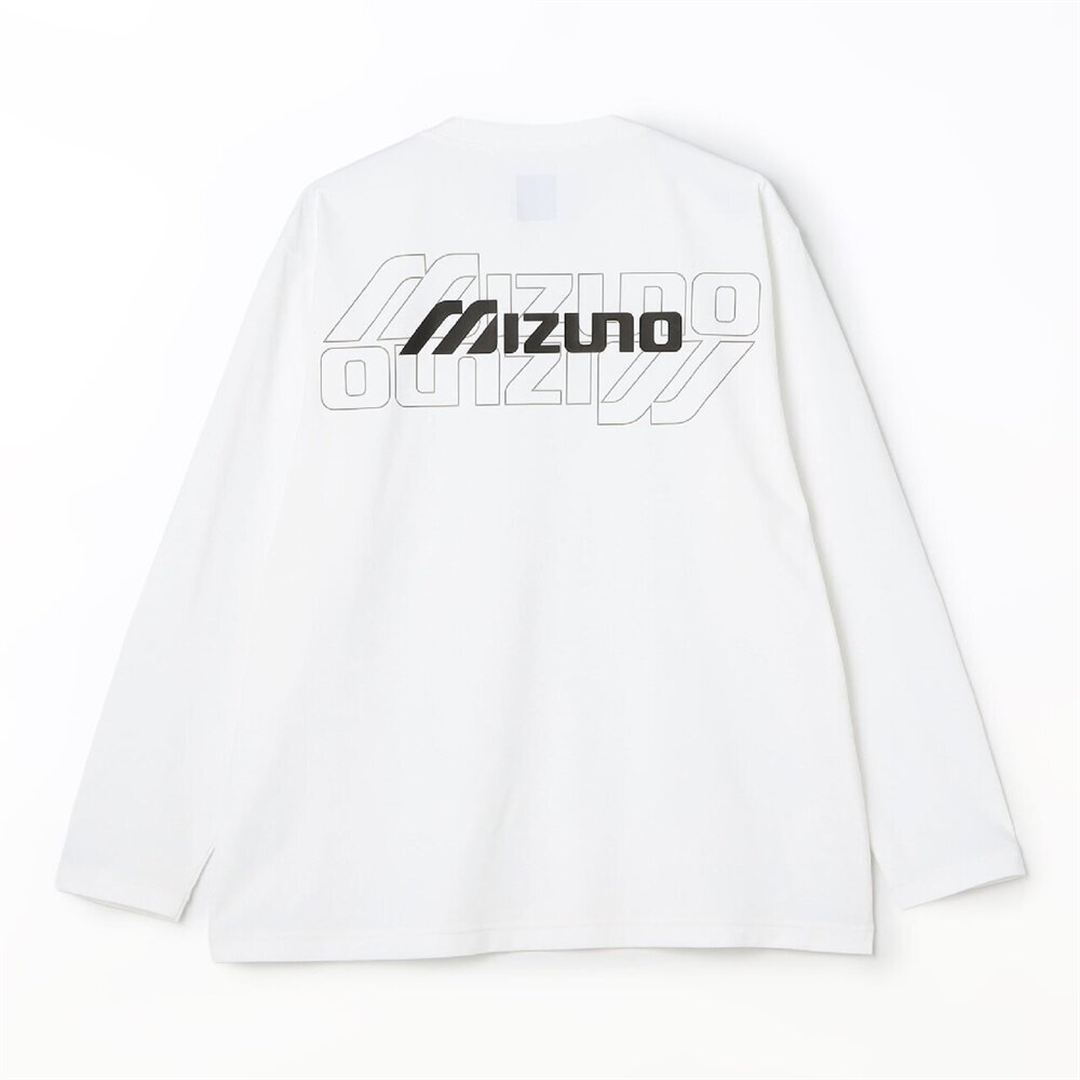 ワードマークバックロゴロングスリーブTシャツ ホワイト XL
