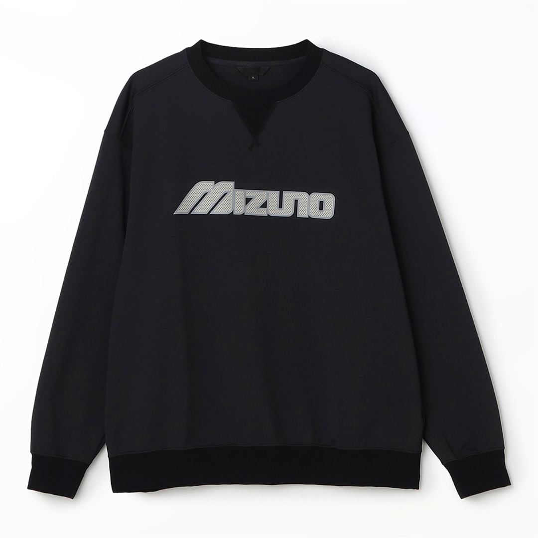 ヘビーオンスクルーネックシャツ ブラック×グレージュ L