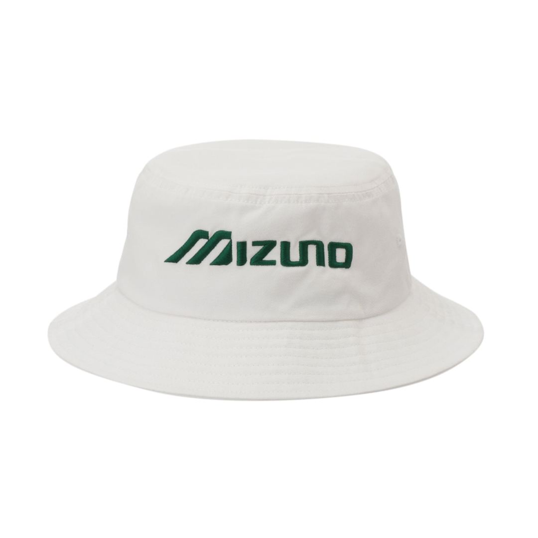 NEW VINTAGE GOLF MIZUNO logo バケットハット ホワイト 60