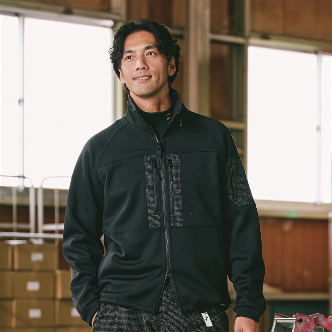 【ミズノ公式オンライン限定】裏フリースブルゾン ブラック M