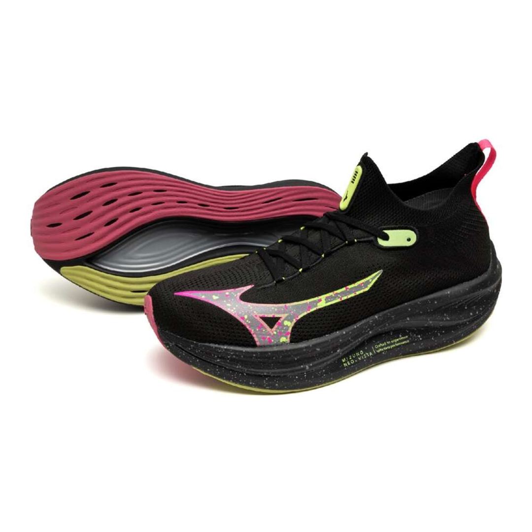 MIZUNO NEO VISTA(ランニング) ブラック×ピンク×イエロー 23.0