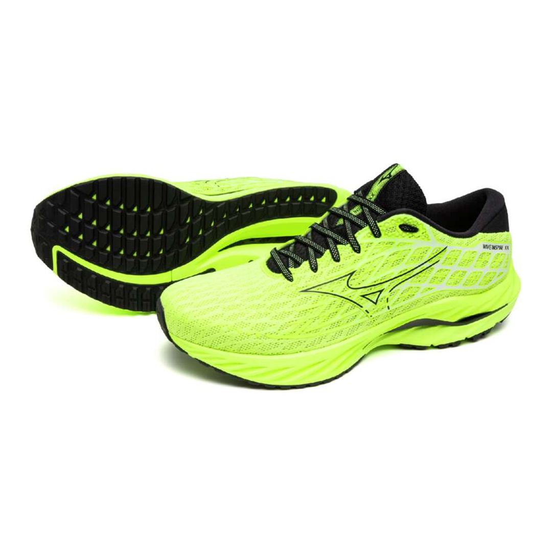 【ミズノ直営限定】ウエーブインスパイア20(ランニング) イエロー×ブラック 24.5