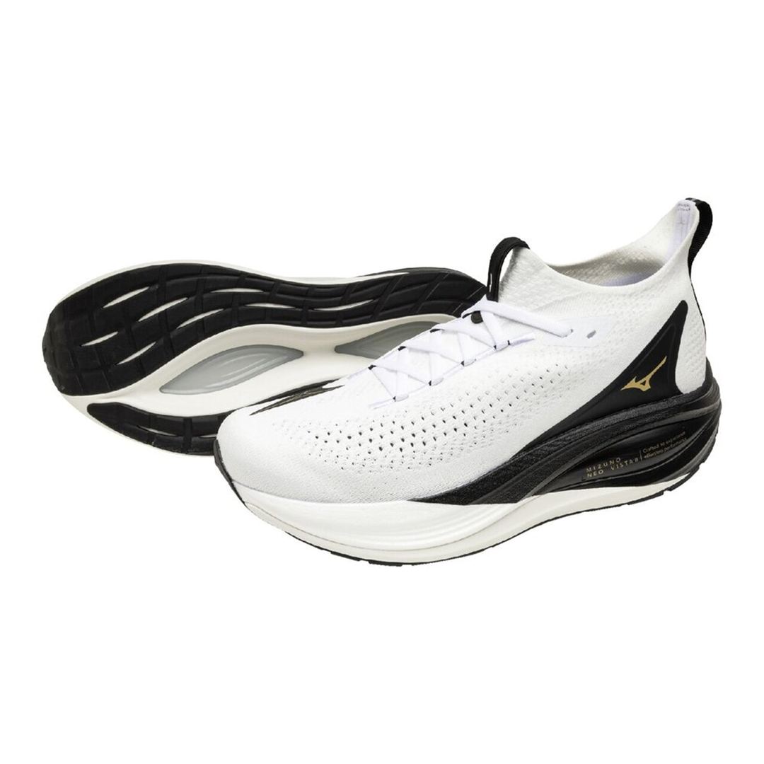 MIZUNO NEO VISTA2(スピードワーク／テンポ走) ホワイト×ゴールド×ブラック 23.0