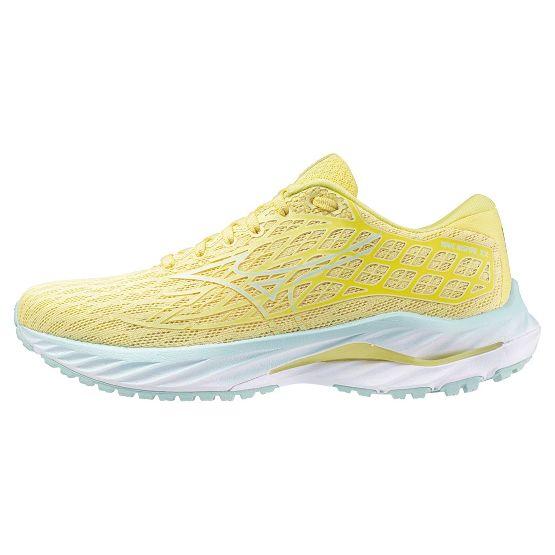 【ミズノ直営限定】ウエーブインスパイア20(ランニング) イエロー×アイスグリーン 22.5
