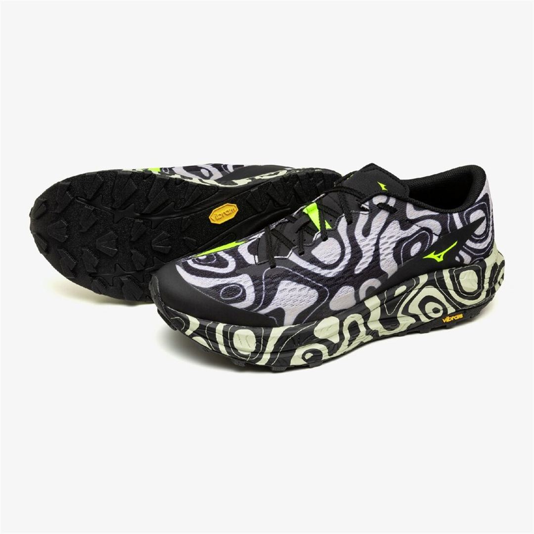 【ミズノ直営限定】MIZUNO NEO ACCERA(トレイル) ブラック×イエロー×ホワイト 23.0
