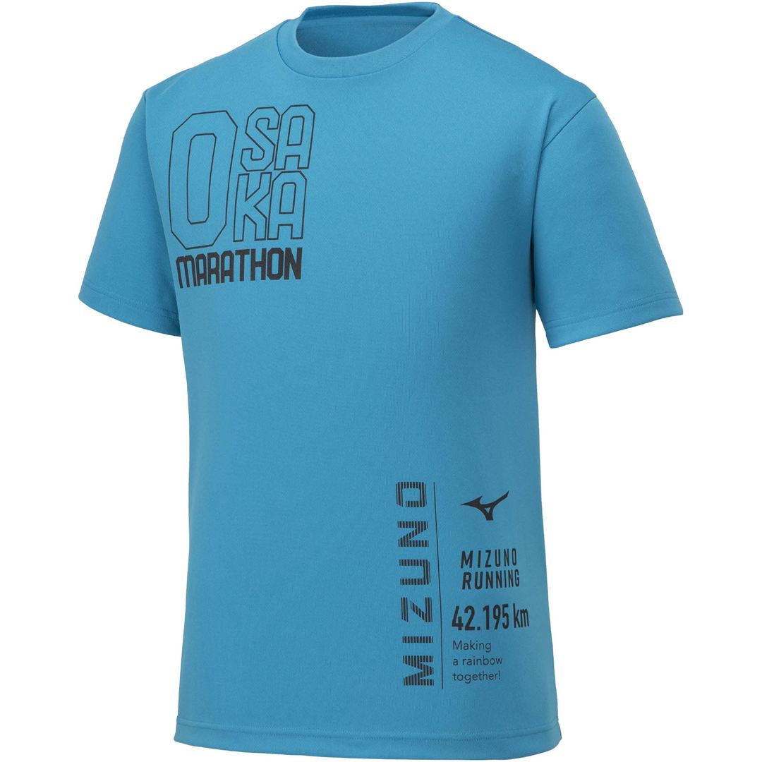 【大阪マラソン2023】大会記念Tシャツ(オーロラ) ターコイズ S