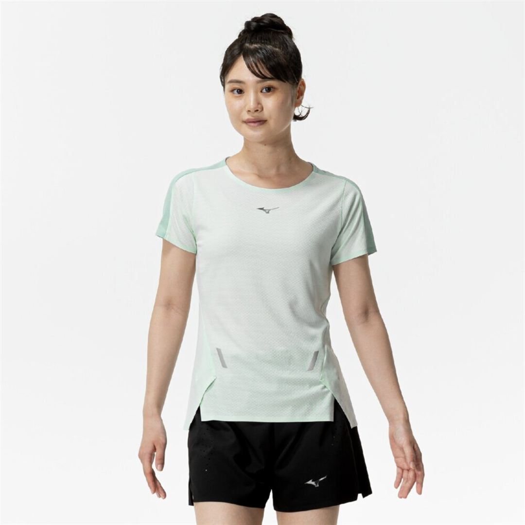 【汗処理／通気】ドライエアロフロープレミアムTシャツ スカイライト S