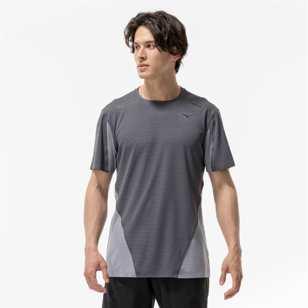 【汗処理／通気】ドライエアロフロープレミアムTシャツ オデッセイグレー S