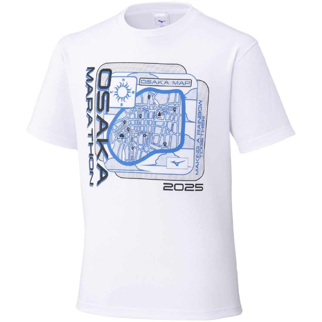 【大阪マラソン2025】大会記念Tシャツ(オーロラ) ホワイト S
