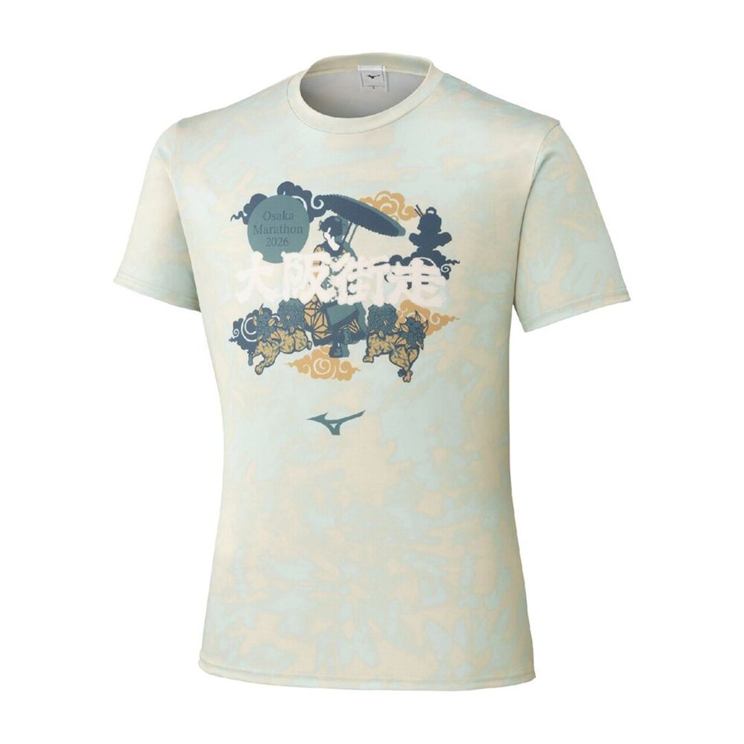 【大阪マラソン2026】大会記念Tシャツ モスグレー M