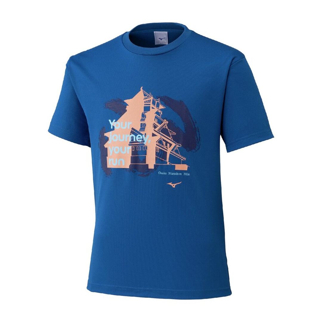 【大阪マラソン2026】大会記念Tシャツ(オーロラ) ロイヤルブルー S