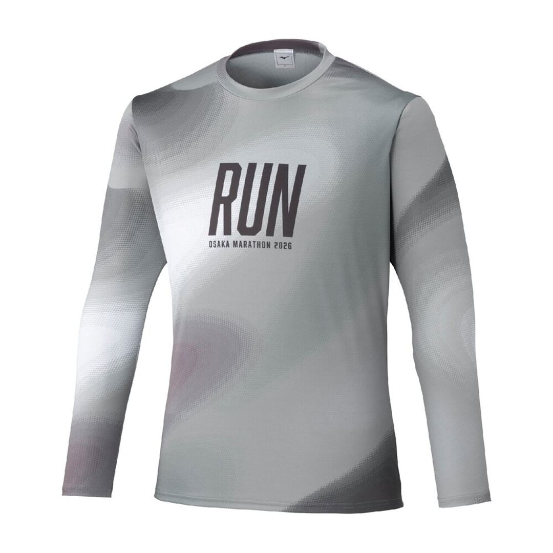【大阪マラソン2026】大会記念Tシャツ(長袖) アルティメットグレー XL