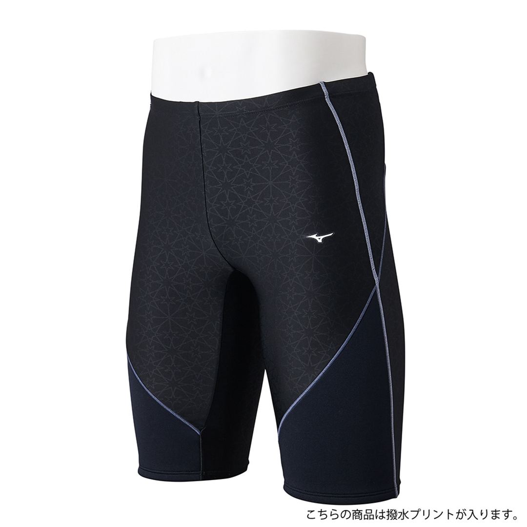 アクアフィットネス用EZ SWIM ハーフスパッツ ブラック×グレー S