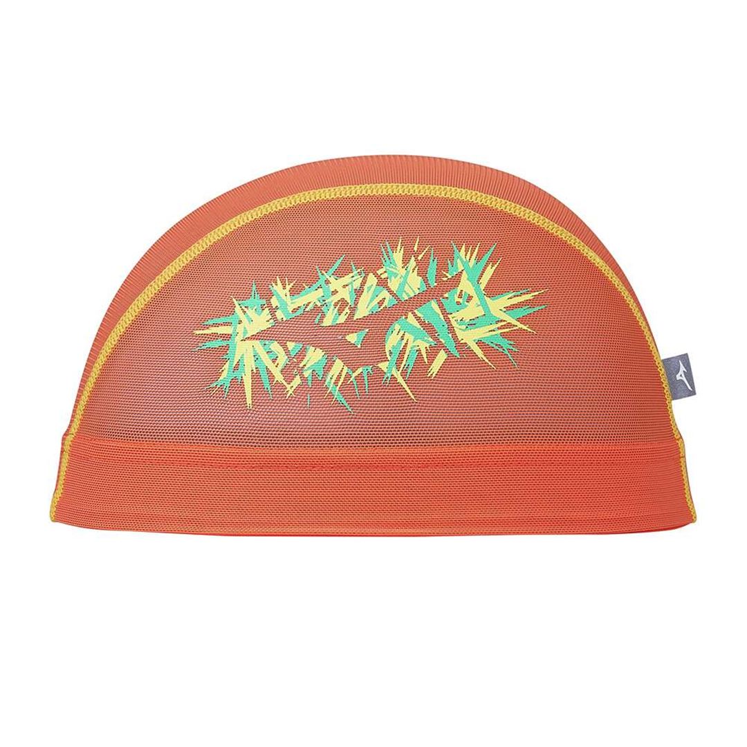 メッシュキャップ オレンジ L