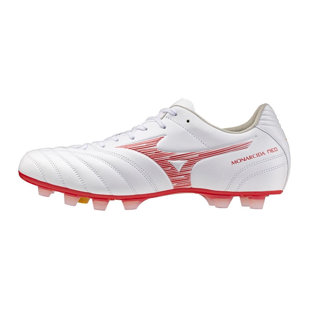 モナルシーダNEO III WIDE PRO ホワイト×ルビーレッド 27.5
