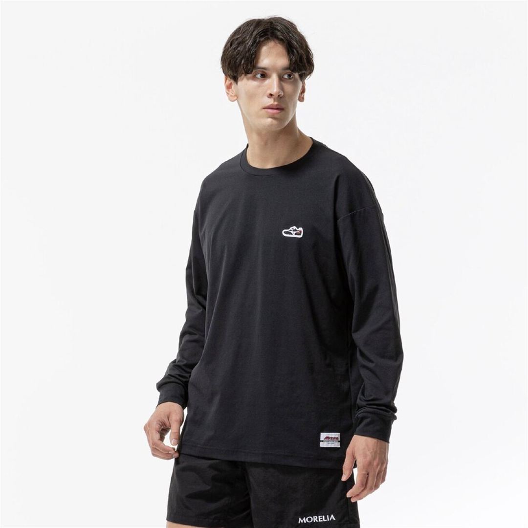 モレリア ストレッチソフトドライTシャツ(長袖) ブラック XL