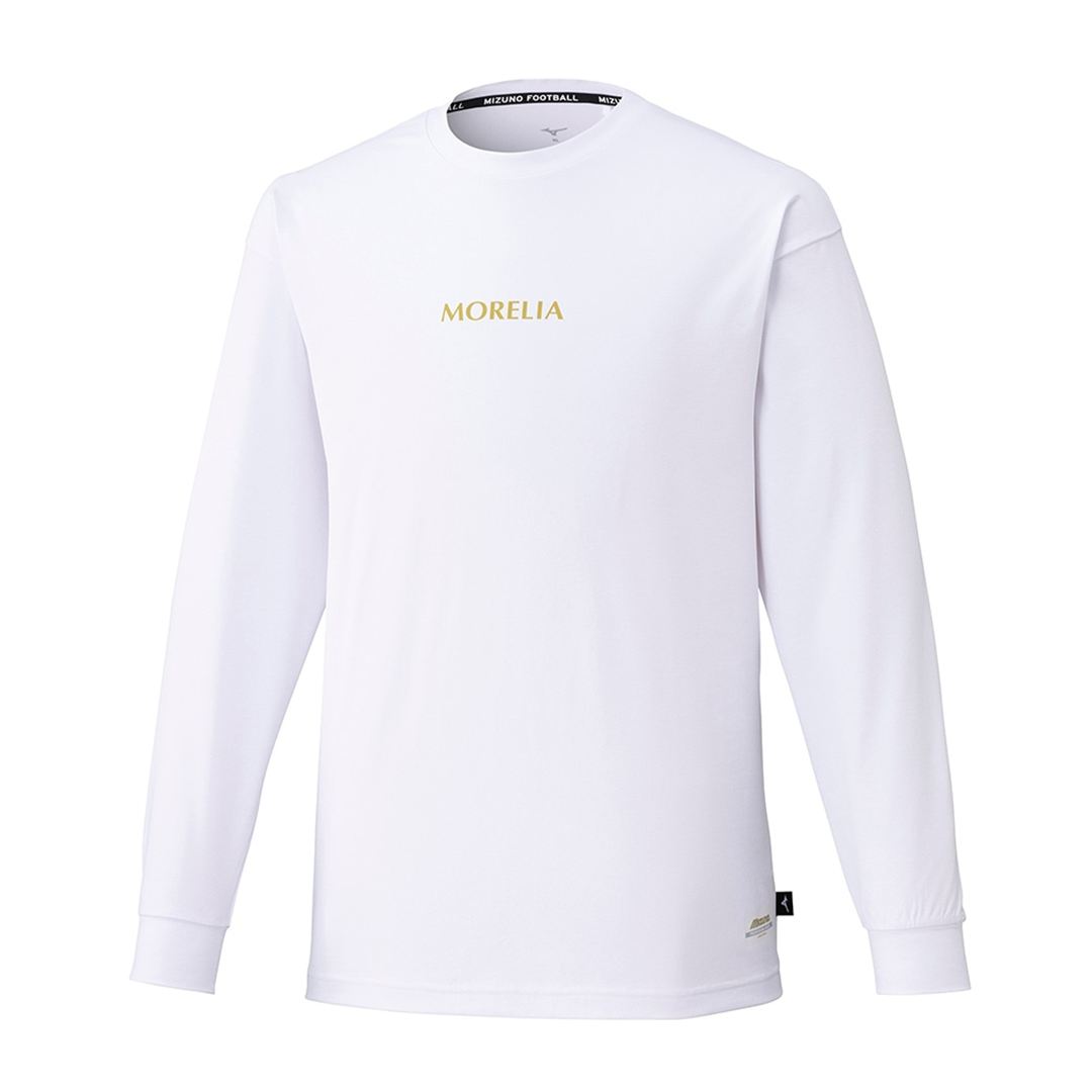 モレリア プリントTシャツ(長袖) ホワイト S