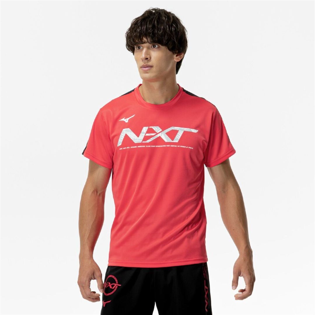 N-XTプラクティスシャツ(陸上競技) ラディアントレッド S