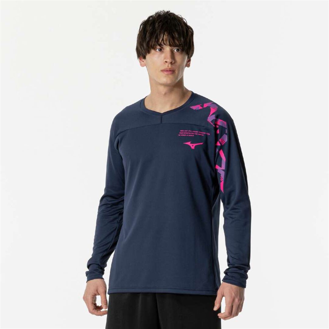 ドレスネイビー×マゼンタ