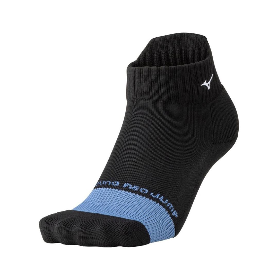 MIZUNO NEO JUMP SOCKS(バレーボール) ブラック×ブルー 23-25