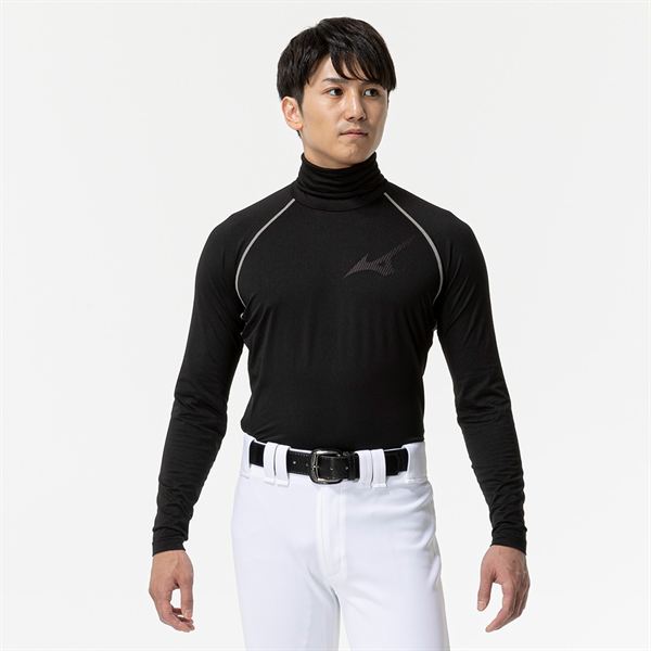 【ミズノ直営限定】裏起毛アンダーシャツ(タートルネック／長袖)