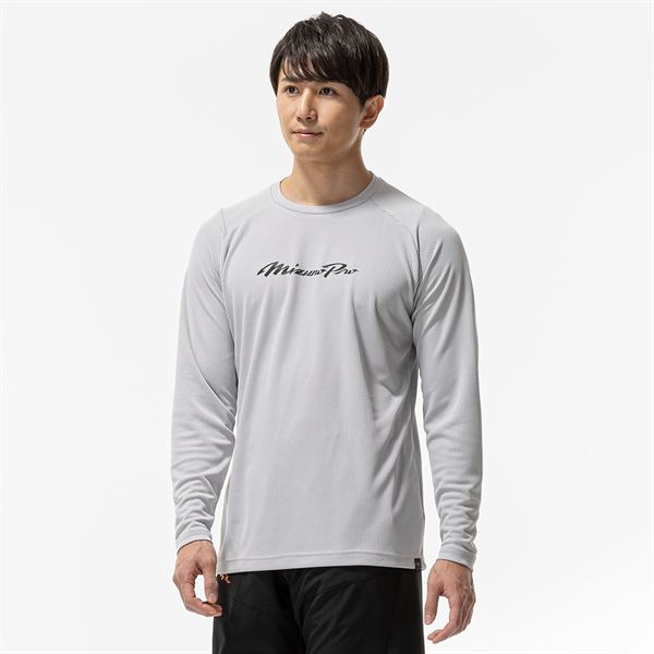 【ミズノプロ／汗処理／通気】KUGEKIロングTシャツ