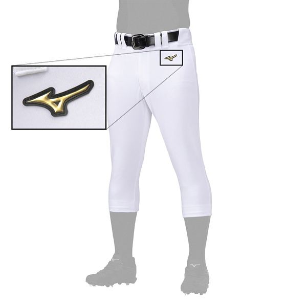 【ミズノ直営限定／ミズノプロ】強伸 ストレッチパンツ／レギュラーフィットタイプ(ワッペン付き)