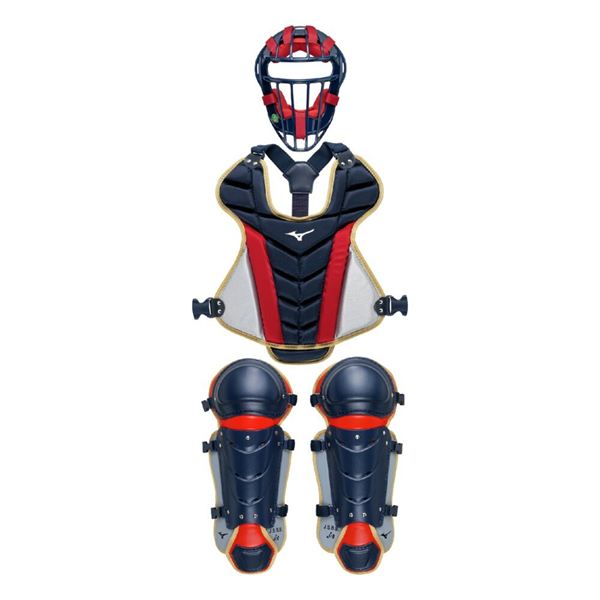 【ミズノ直営限定】小学生軟式用／ゴムソフトボール用捕手防具セット