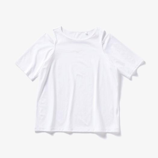【ミズノ直営限定】カットアウトデザインTシャツ