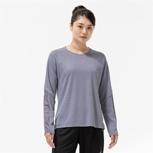 【汗処理／通気】ドライエアロフローTシャツ(長袖)