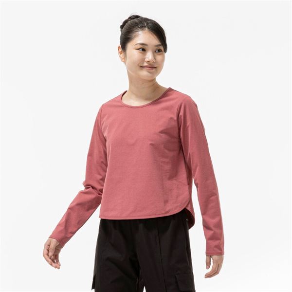 ソフトドライクロップドTシャツ(長袖)