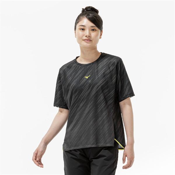 【汗処理／通気】ドライエアロフローグラデーションTシャツ(ワイドシルエット)