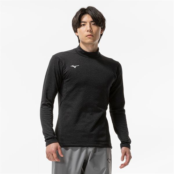 ストレッチフリースハイネックTシャツ(長袖)