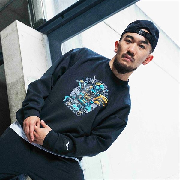 Dragon76ルーズフィットスウェットクルー