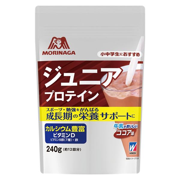 森永製菓／ジュニアプロテイン240g（ココア味） ※