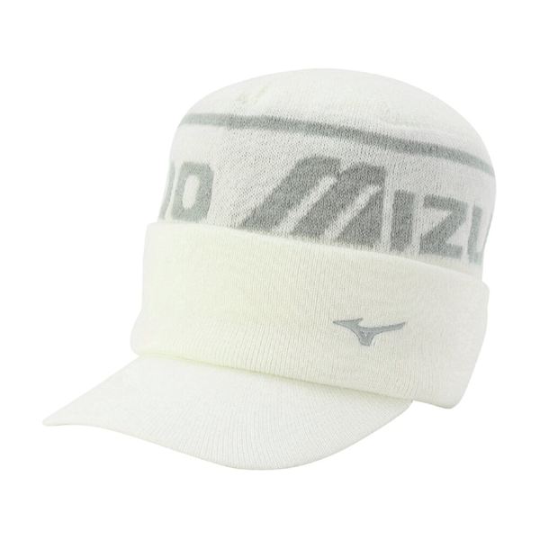 【吸湿発熱】ブレスサーモグラマラスMizunoロゴニットキャップ