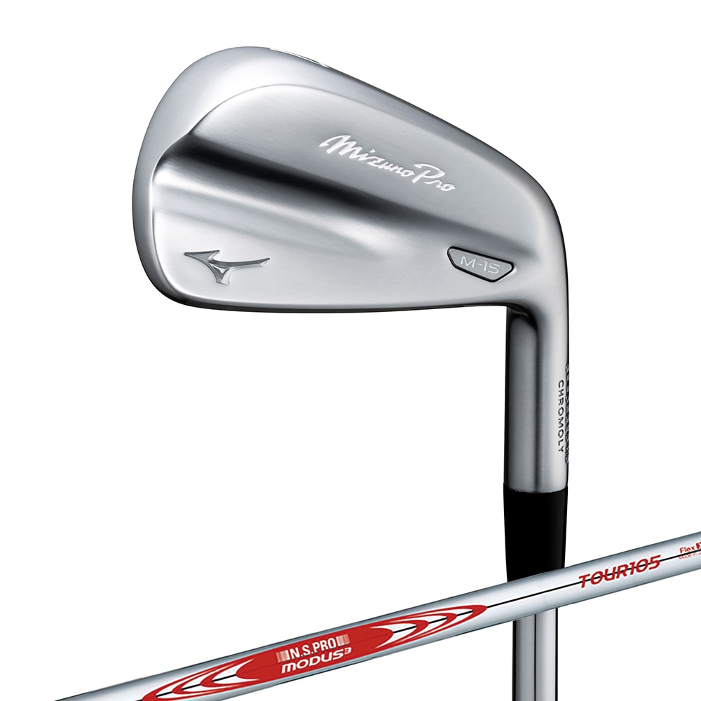 Mizuno Pro M-15 アイアン 単品(No.4、GW)(N.S.PRO MODUS3 TOUR105 スチールシャフト付)