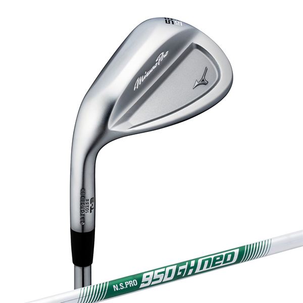 Mizuno Pro T-3 ウエッジ／左用(ホワイトサテンブラッシュ仕上げ)(N.S.PRO 950 GH neo スチールシャフト付)