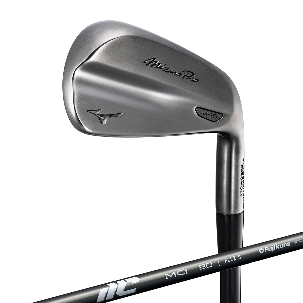 Mizuno Pro M-15 アイアン(グレーIP仕上げ) 単品(No.4、GW)(MCI 80 カーボンシャフト付)