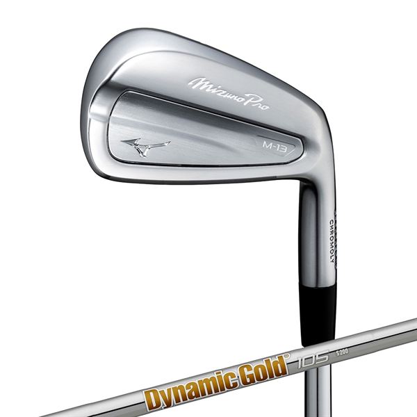 Mizuno Pro M-13 アイアン 6本組(No.5～9、PW)(Dynamic Gold 105 スチールシャフト付)