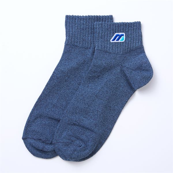 【ミズノ直営限定】モノグラムM kamiitoノンパイルショートソックス